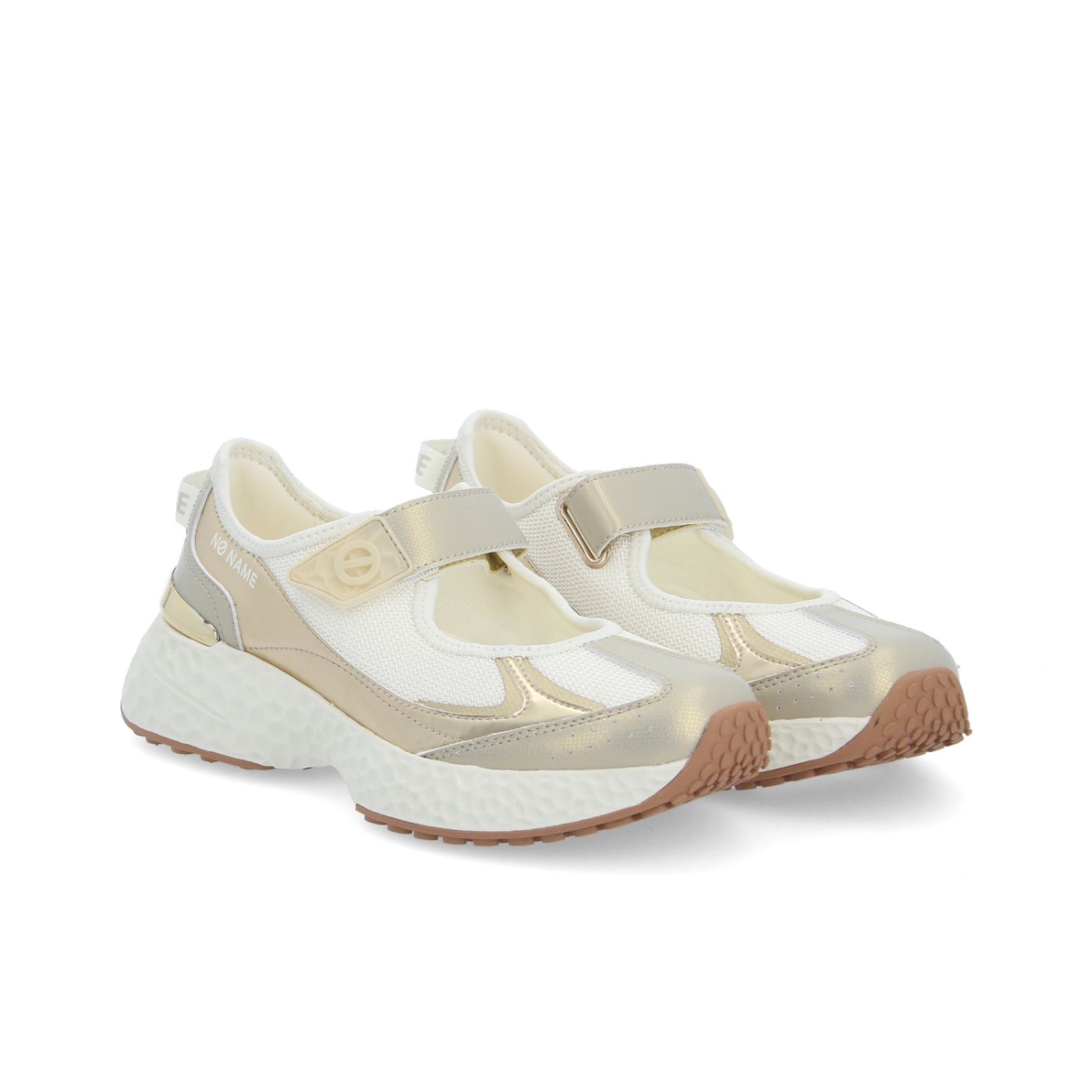 CARTER 2.0 BABIES W - KNIT/STAMP/MAT - BLANC CASSE/DORE